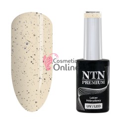 Oja Semi UV NTN 182 crem cu sclipici negru 5 ml (ou de prepelita)